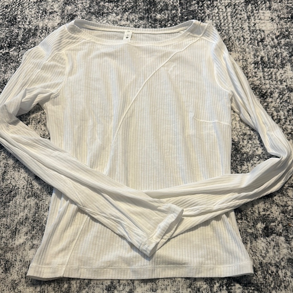 White Long Sleeve Women's Top